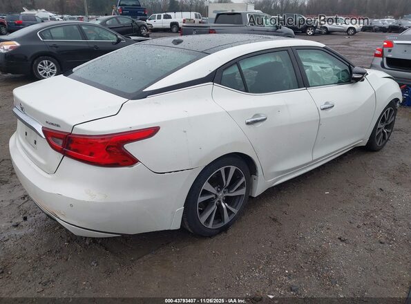 1N4AA6AP0HC384104 2017 NISSAN MAXIMA Белый Задняя правая четверть