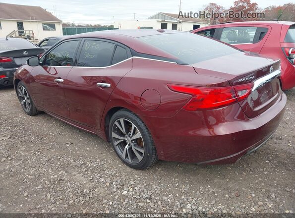 1N4AA6AP4HC426791 2017 NISSAN MAXIMA Красный Задняя левая четверть