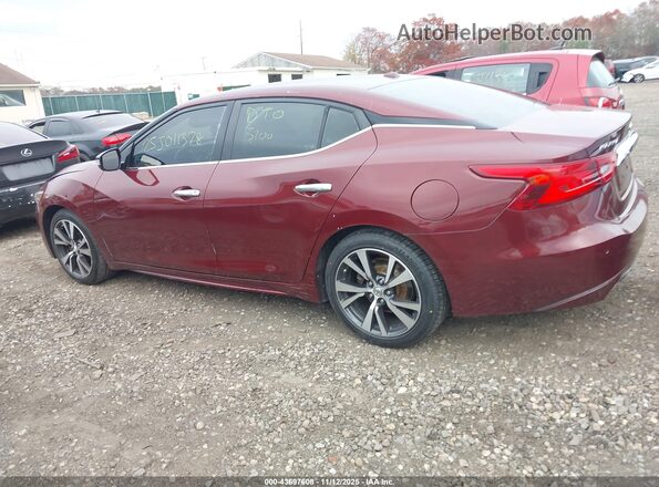 1N4AA6AP4HC426791 2017 NISSAN MAXIMA Красный Панорамный вид салона 360°