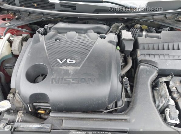 1N4AA6AP4HC426791 2017 NISSAN MAXIMA Красный Вид сзади