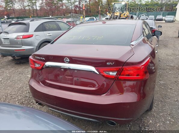 1N4AA6AP4HC426791 2017 NISSAN MAXIMA Красный 