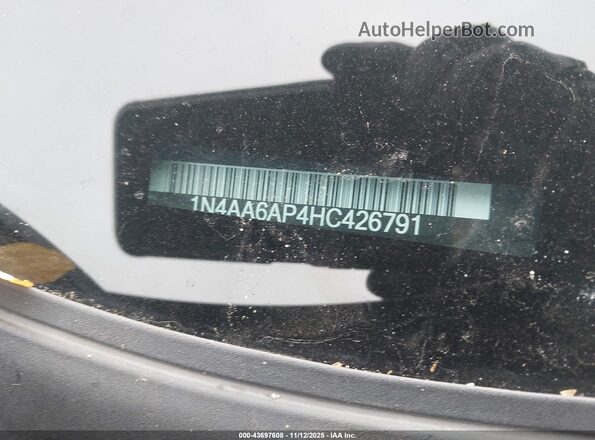 1N4AA6AP4HC426791 2017 NISSAN MAXIMA Красный 