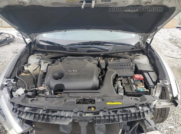 1N4AA6AP5JC385111 2018 NISSAN MAXIMA Silver Вид задньої частини салону