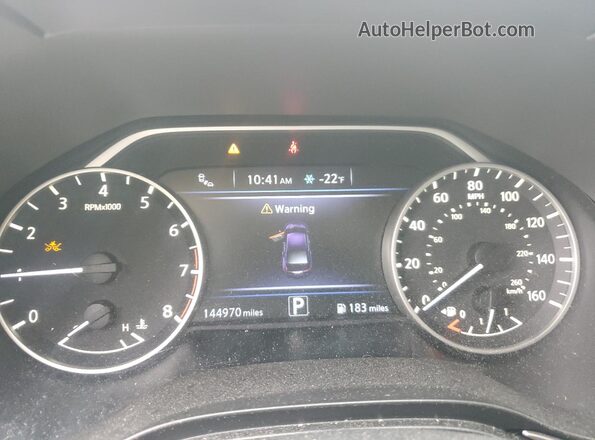 1N4AA6AP5JC385111 2018 NISSAN MAXIMA Silver Вид щитка приладів