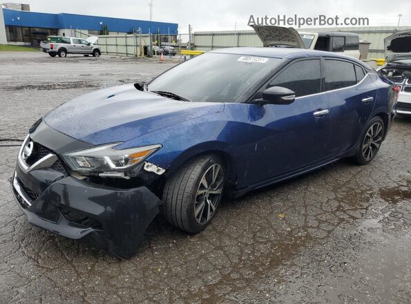 1N4AA6AP6JC384940 2018 NISSAN MAXIMA Синий 