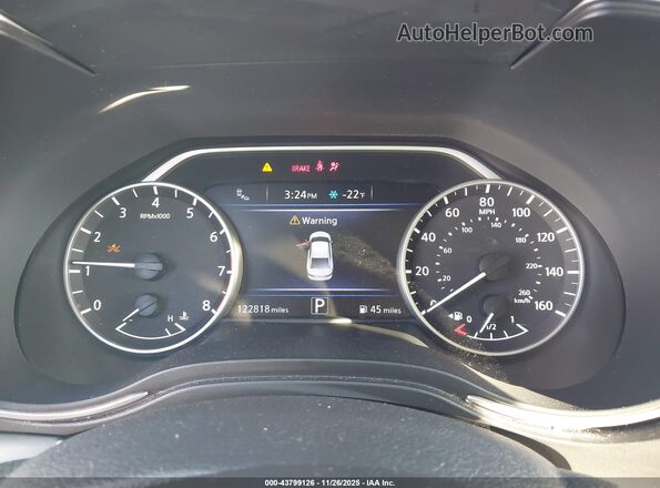 1N4AA6AP9HC430013 2017 NISSAN MAXIMA Silver Widok tylnych siedzeń