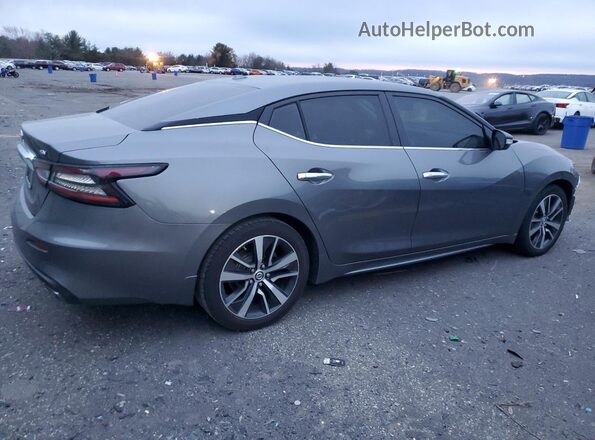 1N4AA6AV6KC361562 2019 NISSAN MAXIMA Серый Задняя правая четверть