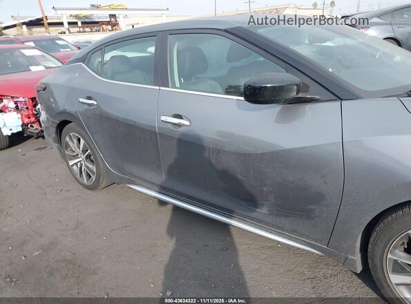 1N4AA6BV0LC376865 2020 NISSAN MAXIMA Gray უკანა სალონის ხედი