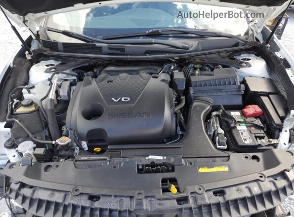 1N4AA6BV7LC376488 2020 NISSAN MAXIMA Белый Вид задней части салона