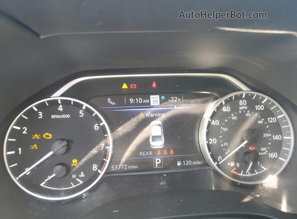 1N4AA6CV1PC512747 2023 NISSAN MAXIMA Синий Вид щитка приборов