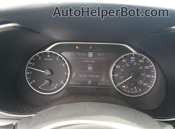 1N4AA6CV2LC368460 2020 NISSAN MAXIMA Silver Սարքավորումների վահանակի տեսք