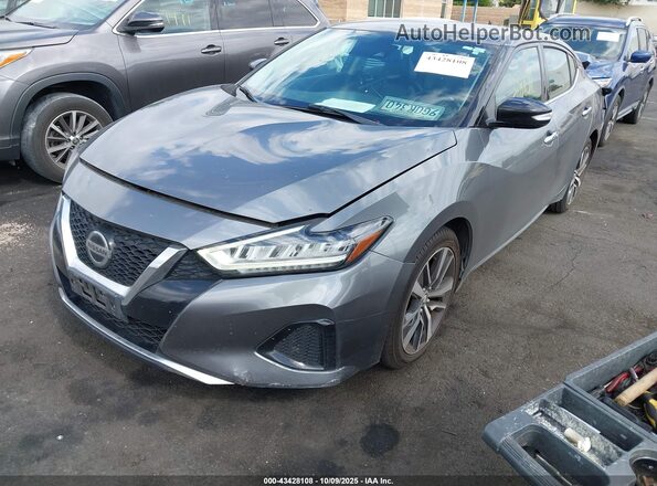 1N4AA6CV2LC373741 2020 NISSAN MAXIMA Серый Передняя левая четверть