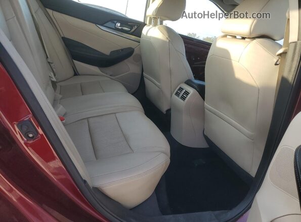 1N4AA6CV4MC505173 2021 NISSAN MAXIMA Burgundy უკანა სავარძლების ხედი
