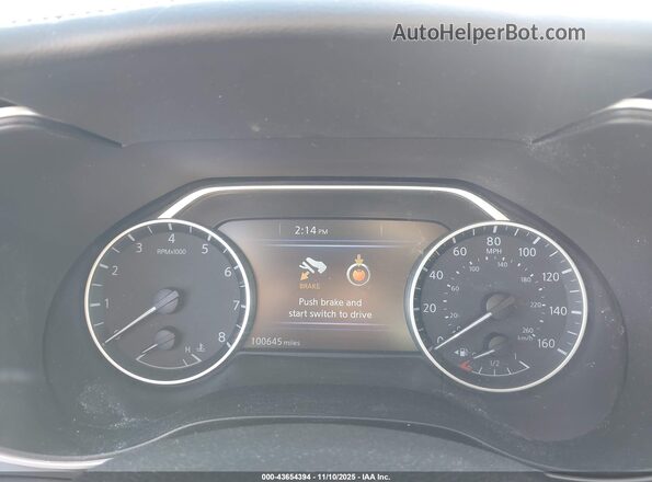 1N4AA6CV5LC370803 2020 NISSAN MAXIMA Gray Rear seats view