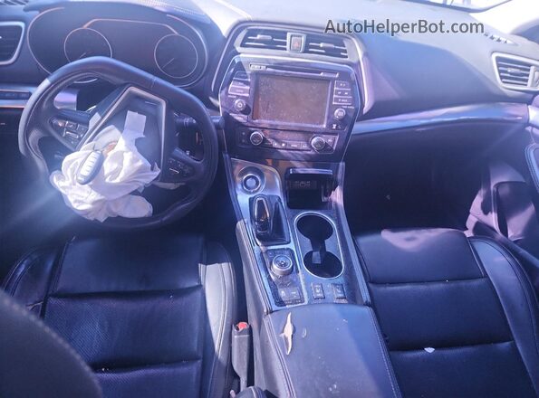 1N4AA6CV5LC381770 2020 NISSAN MAXIMA Blue Widok deski rozdzielczej