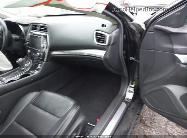 1N4AA6CV7LC367420 2020 NISSAN MAXIMA Black Widok wnętrza z przodu