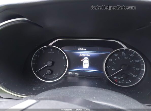 1N4AA6CV7LC367420 2020 NISSAN MAXIMA Black Widok tylnych siedzeń