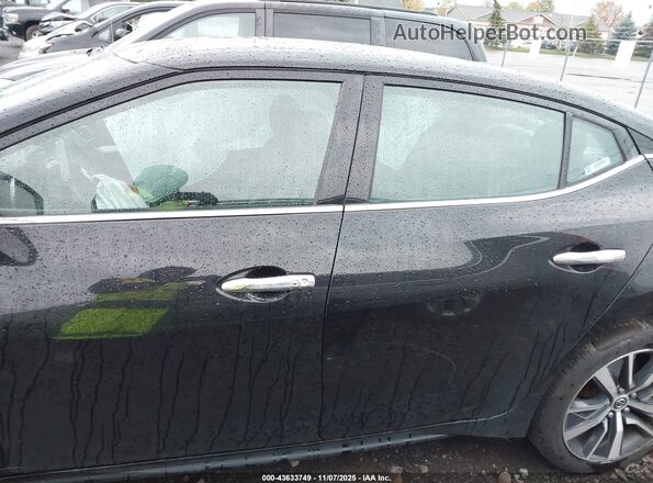 1N4AA6CV7LC367420 2020 NISSAN MAXIMA Black Widok wnętrza z tyłu