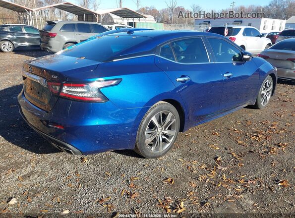 1N4AA6CV9LC385790 2020 NISSAN MAXIMA Синий Задняя правая четверть