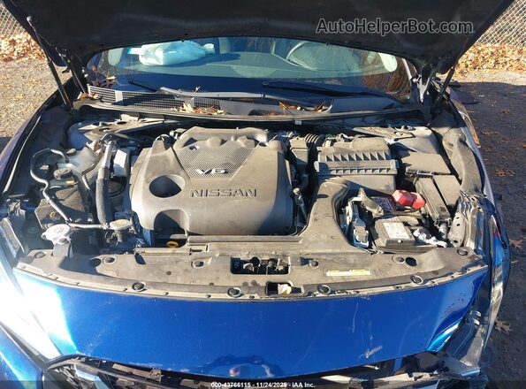 1N4AA6CV9LC385790 2020 NISSAN MAXIMA Синий Вид сзади