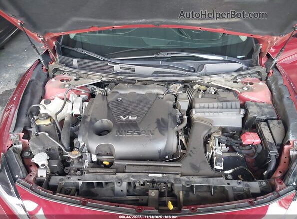 1N4AA6CVXMC502682 2021 NISSAN MAXIMA Burgundy Հետևի տեսք