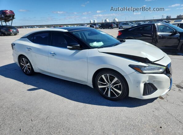 1N4AA6DV7LC367142 2020 NISSAN MAXIMA SL White Передня права чверть