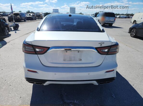 1N4AA6DV7LC367142 2020 NISSAN MAXIMA SL White Вид ззаду