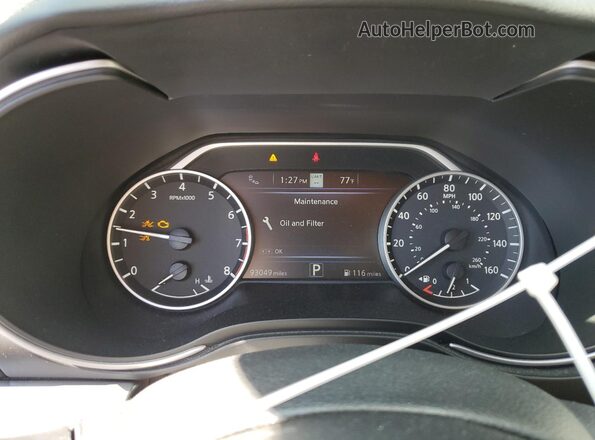 1N4AA6DV7LC373250 2020 NISSAN MAXIMA SL Серый 
