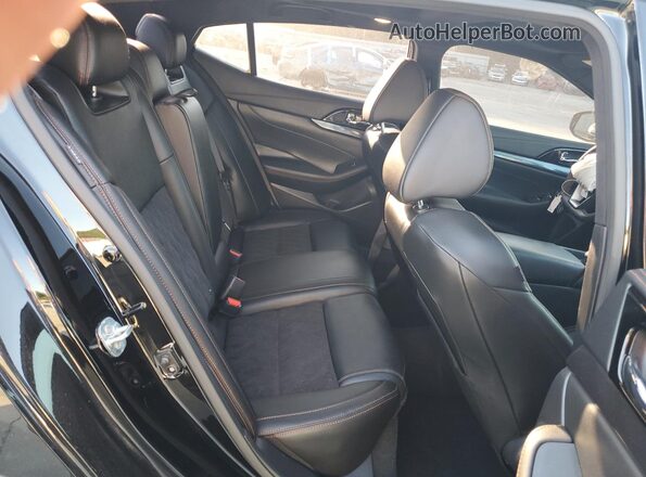 1N4AA6EV4PC506146 2023 NISSAN MAXIMA SR Black Vista de los asientos traseros