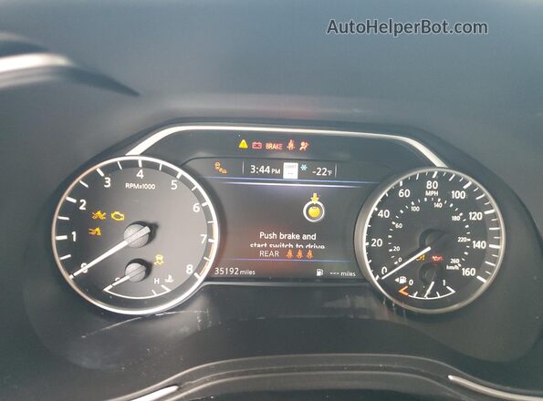 1N4AA6EV6PC502101 2023 NISSAN MAXIMA SR Черный Вид щитка приборов