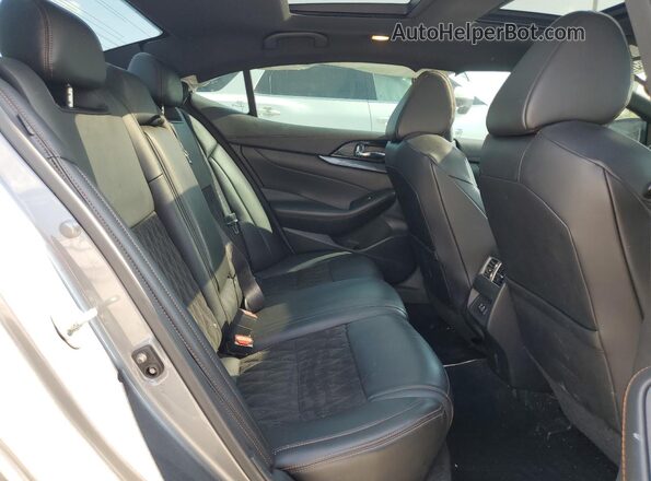 1N4AA6EVXLC368140 2020 NISSAN MAXIMA SR Gray Вид задніх сидінь