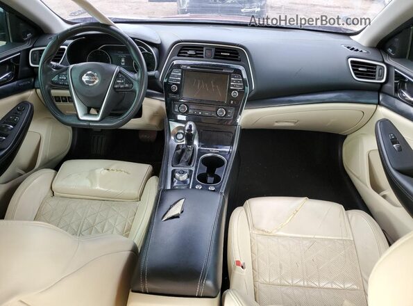 1N4AA6FV3MC501434 2021 NISSAN MAXIMA PLATINUM Maroon Vista del salpicadero