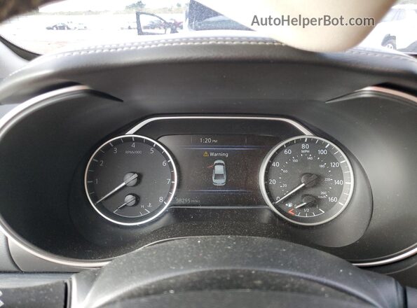 1N4AA6FV3MC501434 2021 NISSAN MAXIMA PLATINUM Maroon Vista del cuadro de instrumentos
