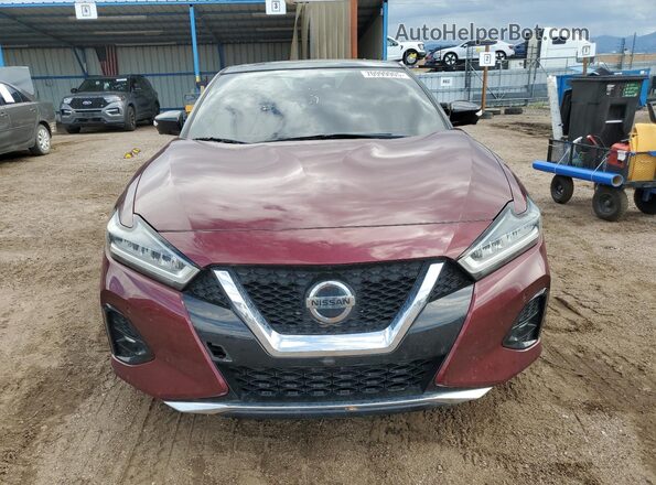 1N4AA6FV3MC501434 2021 NISSAN MAXIMA PLATINUM Maroon Vista frontal