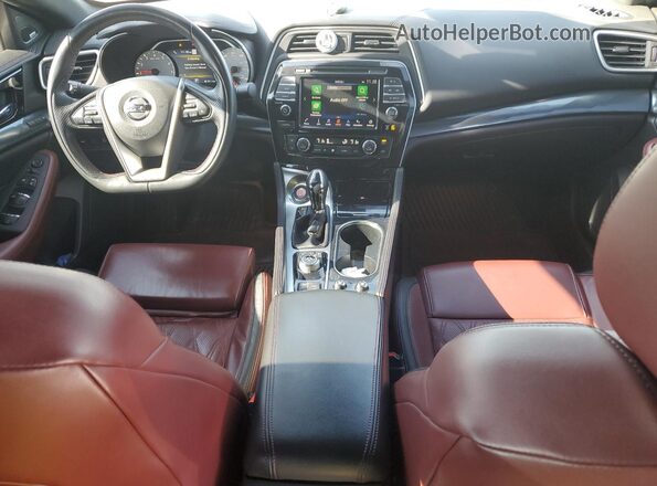 1N4AA6FV7MC504871 2021 NISSAN MAXIMA PLATINUM Gray Առջևի վահանակի տեսք