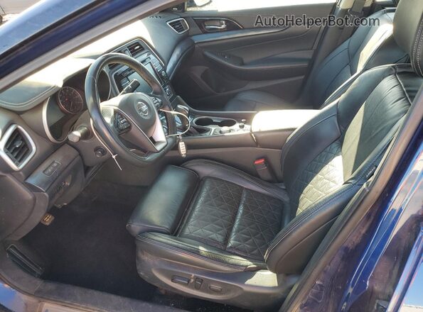 1N4AA6FV8MC511697 2021 NISSAN MAXIMA PLATINUM Blue Սալոնի դիմացի տեսք