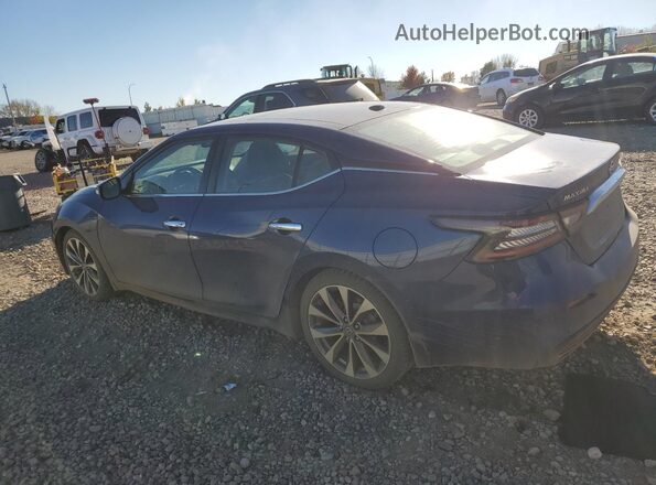 1N4AA6FV8MC511697 2021 NISSAN MAXIMA PLATINUM Blue Հետևի ձախ