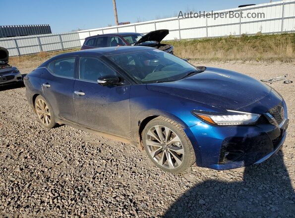 1N4AA6FV8MC511697 2021 NISSAN MAXIMA PLATINUM Blue Առջևի աջ