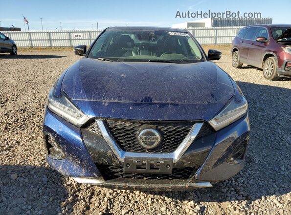 1N4AA6FV8MC511697 2021 NISSAN MAXIMA PLATINUM Blue Դիմացի տեսք
