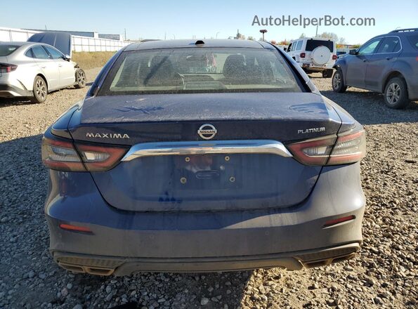 1N4AA6FV8MC511697 2021 NISSAN MAXIMA PLATINUM Blue Հետևի տեսք