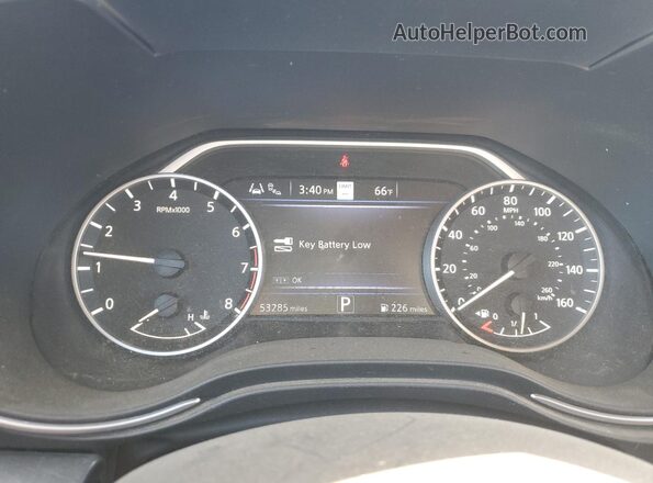 1N4AA6FV8MC511697 2021 NISSAN MAXIMA PLATINUM Blue Սարքավորումների վահանակի տեսք