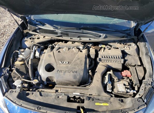 1N4AA6FV8MC511697 2021 NISSAN MAXIMA PLATINUM Blue Սալոնի հետևի տեսք