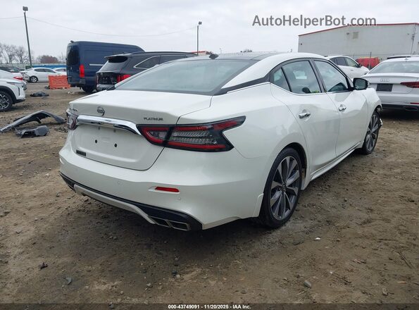 1N4AA6FV8PC501000 2023 NISSAN MAXIMA PLATINUM Белый Задняя правая четверть