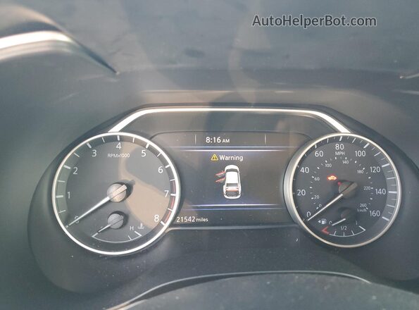 1N4AA6FVXPC504710 2023 NISSAN MAXIMA PLATINUM Blue ხელსაწყოთა პანელის ხედი