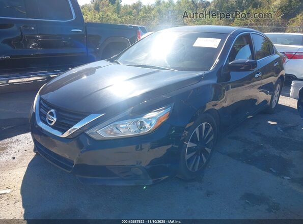 1N4AL3AP2JC210114 2018 NISSAN ALTIMA SV Black Առջևի ձախ երեք քառորդ տեսարան