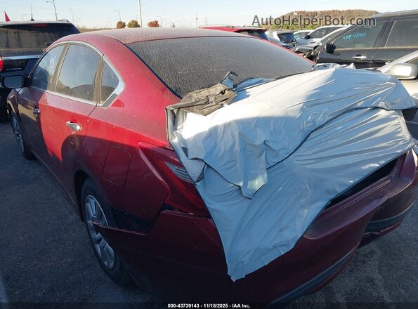 1N4AL3AP4JC105235 2018 NISSAN ALTIMA Maroon Trasero izquierdo