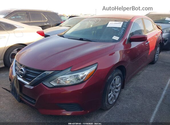 1N4AL3AP4JC105235 2018 NISSAN ALTIMA Maroon Vista tres cuartos delantera izquierda