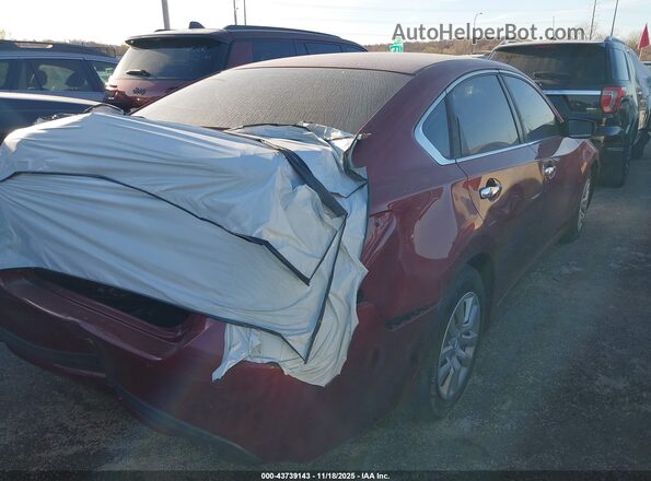 1N4AL3AP4JC105235 2018 NISSAN ALTIMA Maroon Trasero derecho