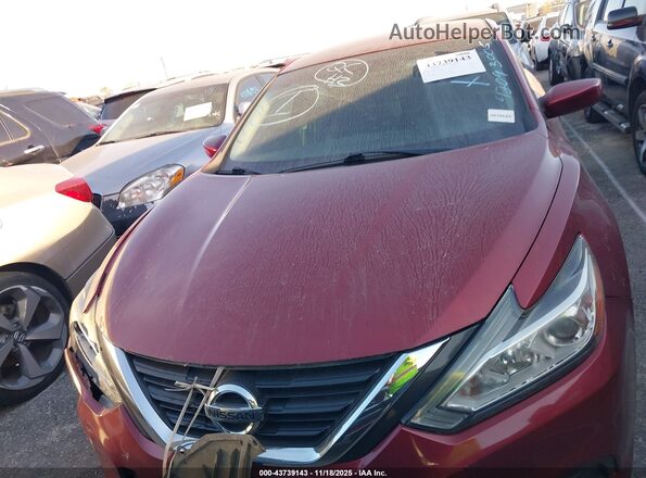 1N4AL3AP4JC105235 2018 NISSAN ALTIMA Maroon Vista del cuadro de instrumentos
