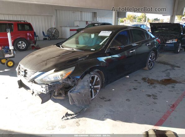 1N4AL3AP7JC137595 2018 NISSAN ALTIMA Black Առջևի ձախ երեք քառորդ տեսարան